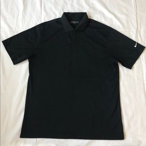 Men’s Nike Dri-Fit black golf polo size L